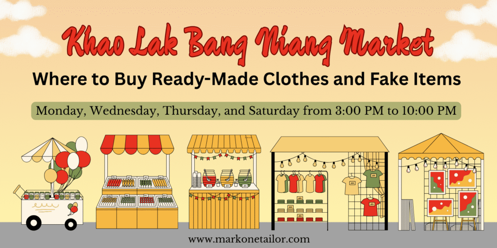 Khao Lak Bang Niang Market – Where to Buy Ready-Made Clothes and Fake Items Khao Lak Bang Niang Market – Where to Buy Ready-Made Clothes and Fake Items